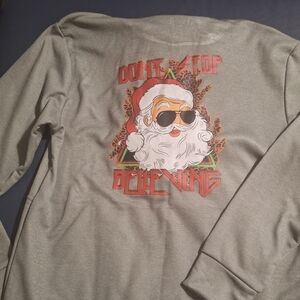 BCG Gray Santa Graphic Men's Hoodie